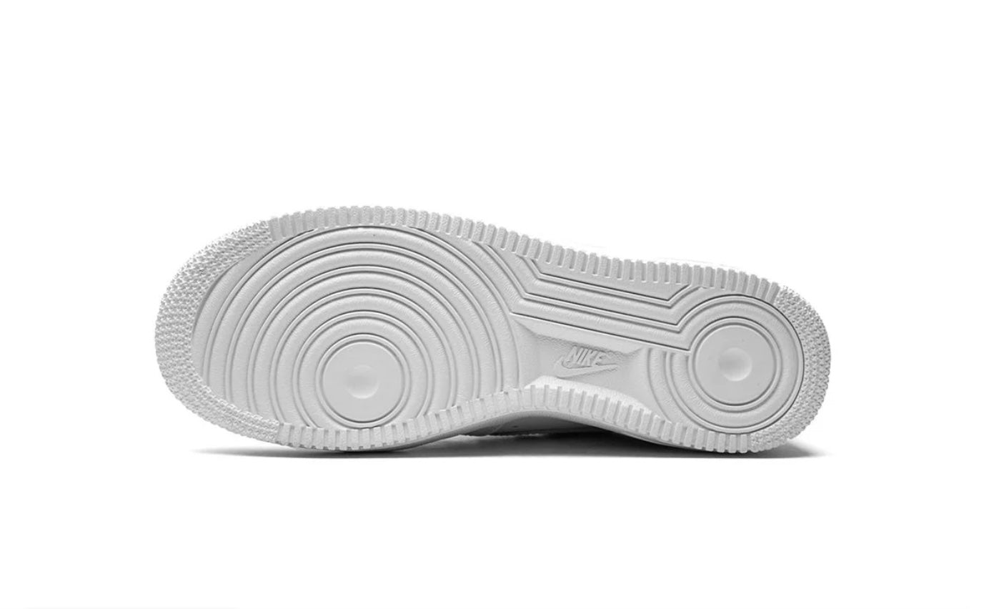 Tenis Nike Air Force 1 Blanco suela y textura
