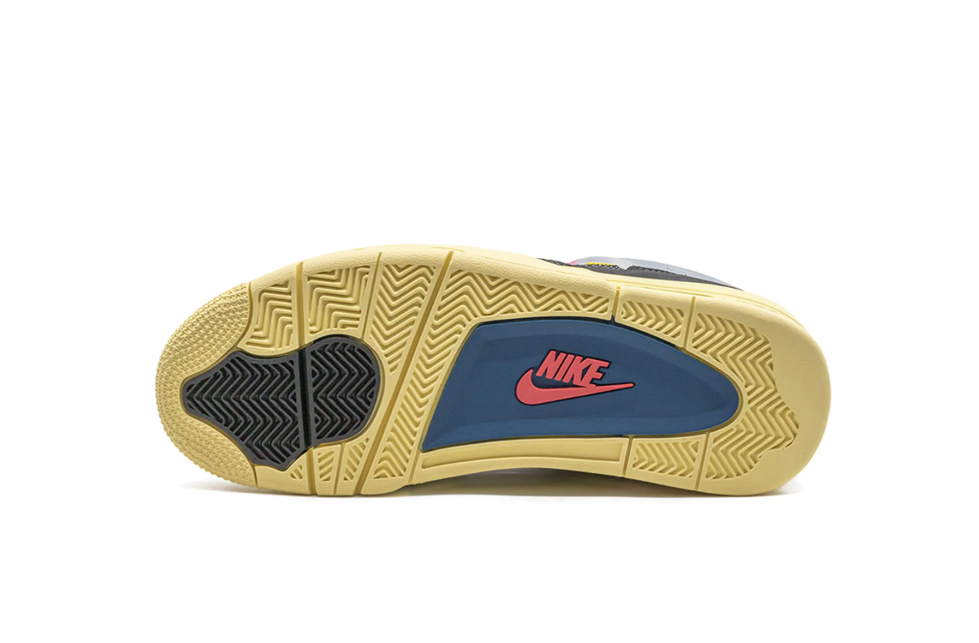 Jordan 4 Off Noir colaboración Jordan x Union negro azul edición limitada México