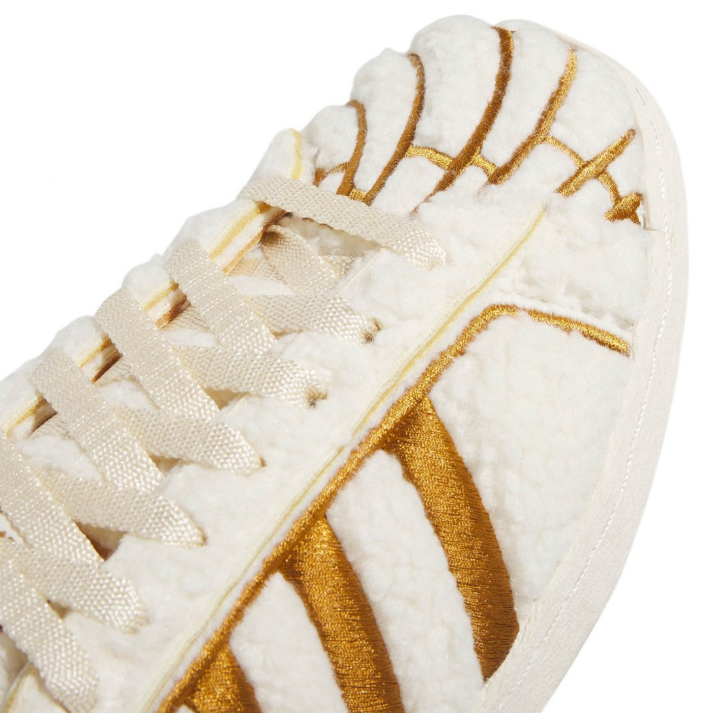 Tenis Adidas Concha de Concha Vainilla vista superior