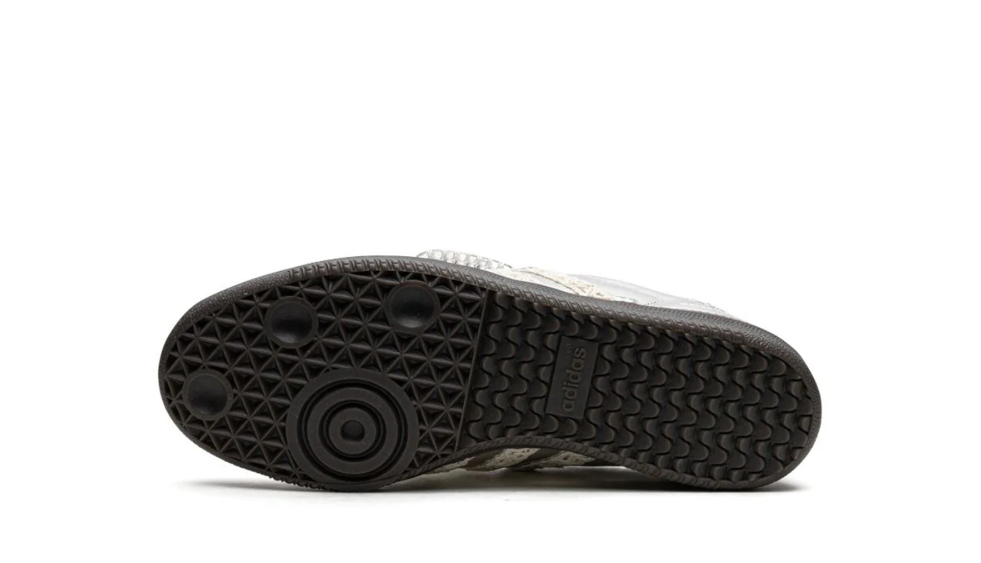 Tenis Adidas Samba Wales Bonner Plata México vista lateral.