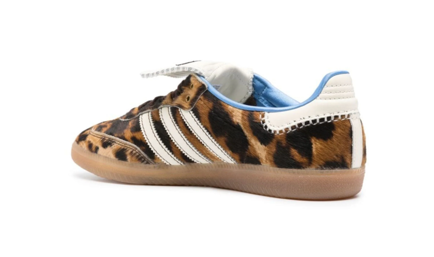 Tenis Adidas Samba Wales Bonner Leopardo México edición limitada con estampado animal print 2025
