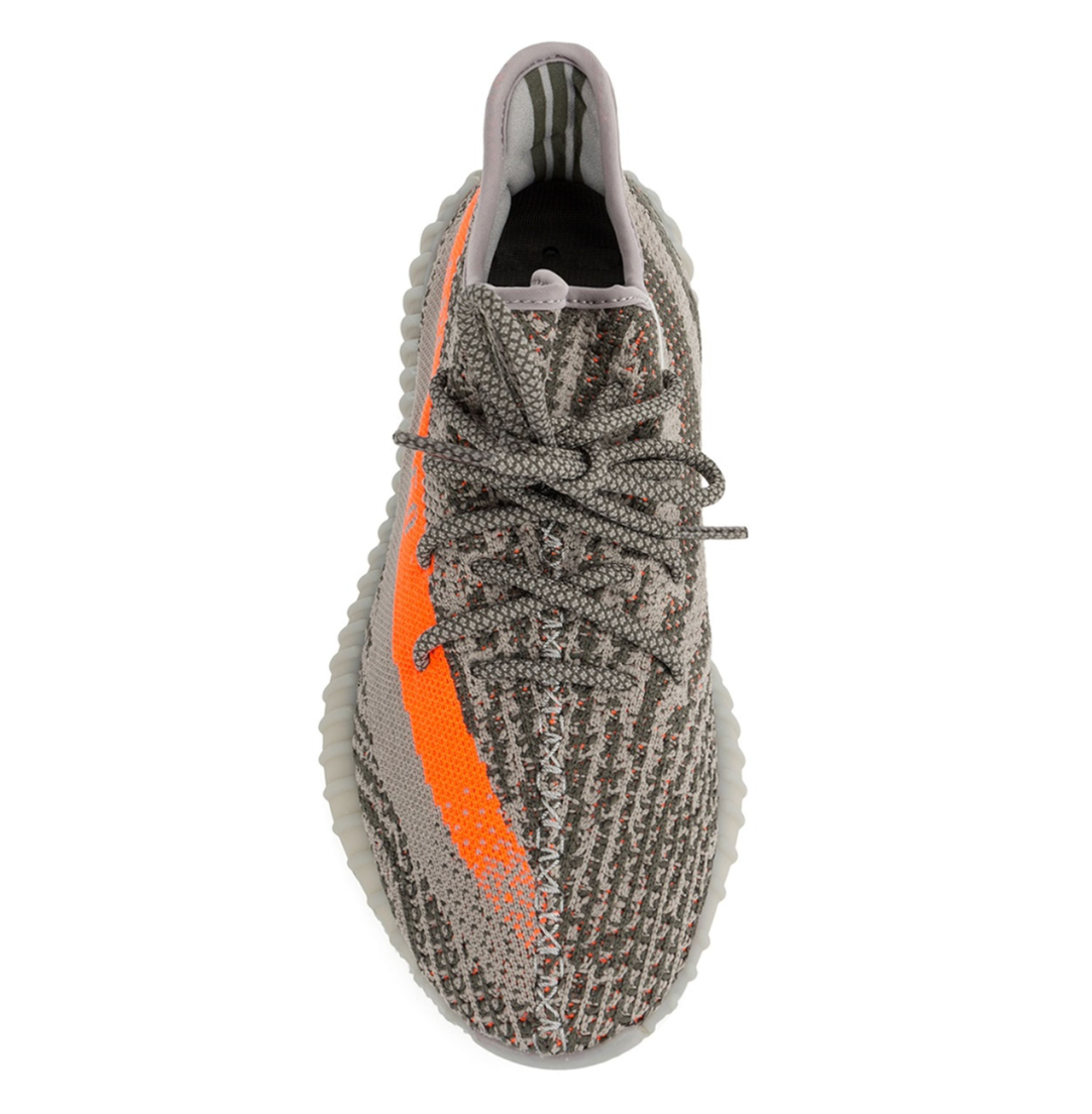 Tenis Adidas Yeezy Boost 350 V2 Beluga México vista lateral.