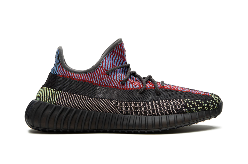 Tenis Adidas Yeezy Boost 350 V2 Yecheil México vista lateral.