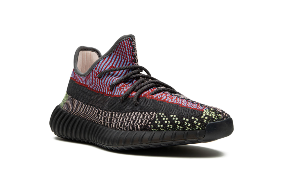 Tenis Adidas Yeezy Boost 350 V2 Yecheil México vista lateral.