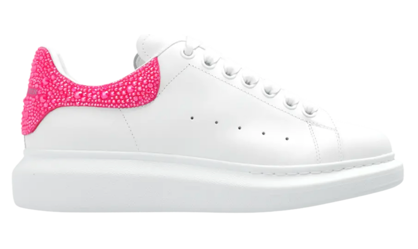 Alexander McQueen Oversized Rosa Mujer Cristales