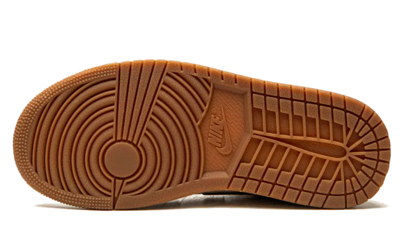 Nike Air Jordan 1 Mid SE Dark Pony Smoky Mauve suela beige