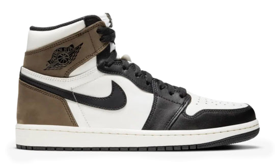 Jordan 1 Dark Mocha high café y negro estilo OG para streetwear México