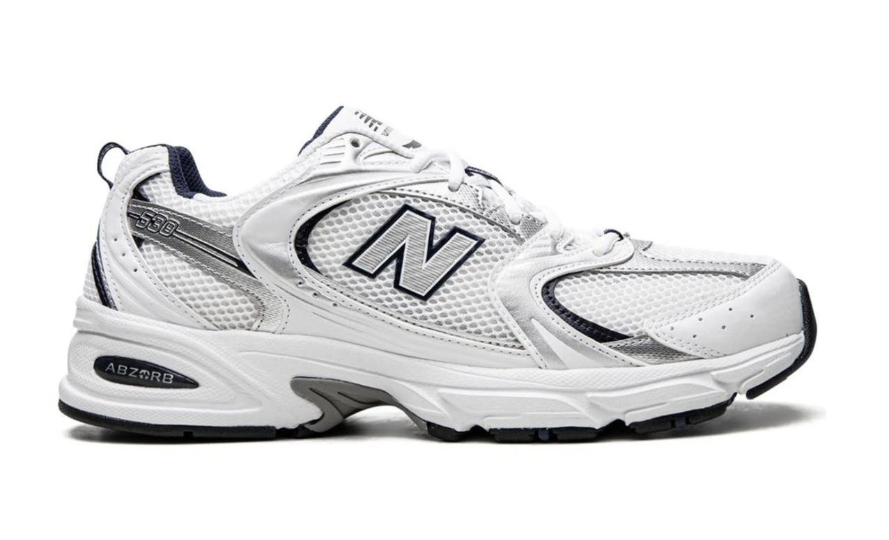 xTenis New Balance 530 Azul Marino Mujer México vista lateral.