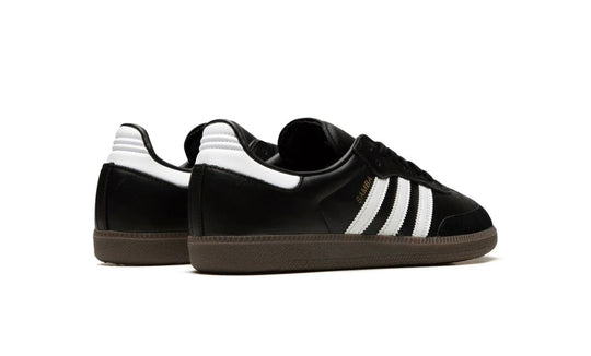 Tenis Adidas Samba OG Negro México vista lateral.