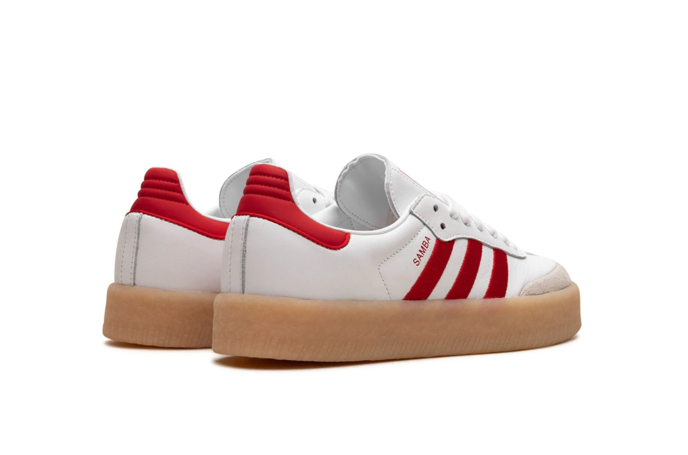 Adidas Samba - Platform Core Rojo