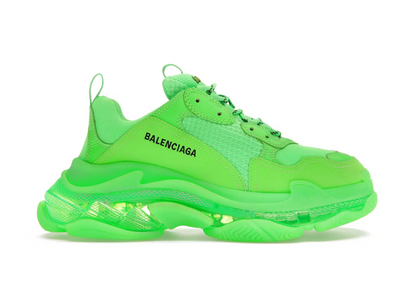 Balenciaga Triple S - Verde Neon Clear Sole