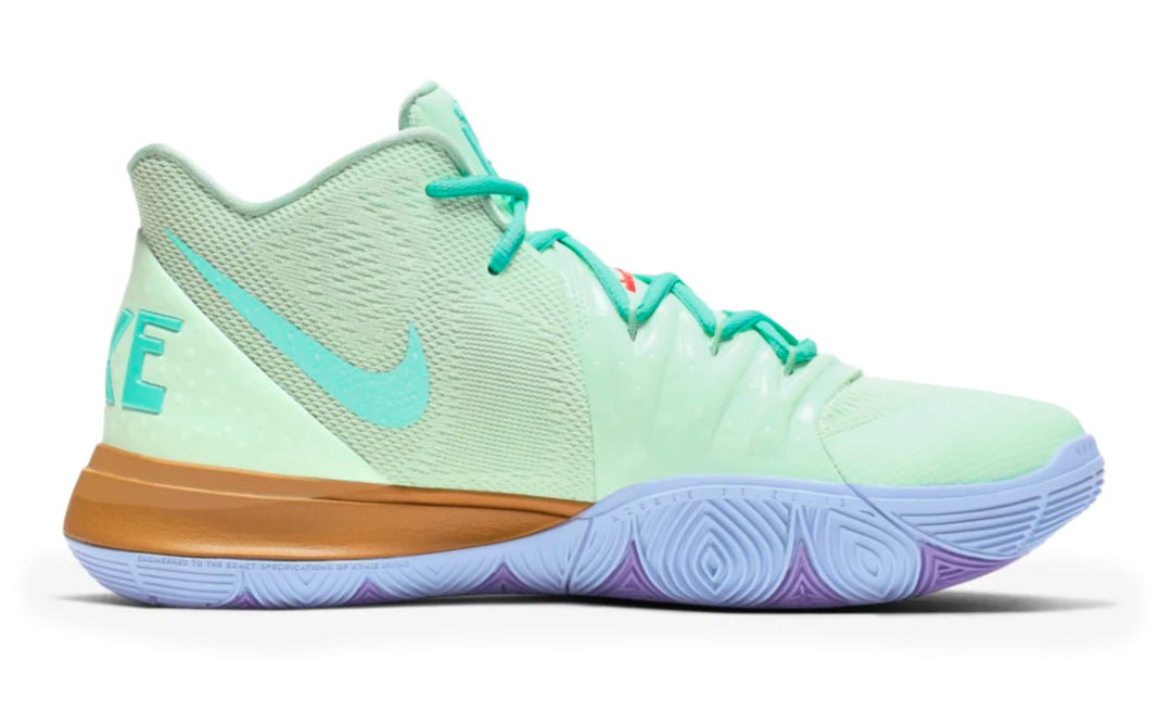 Nike Kyrie 5 Squidward verde pastel inspirados en Calamardo edición especial México