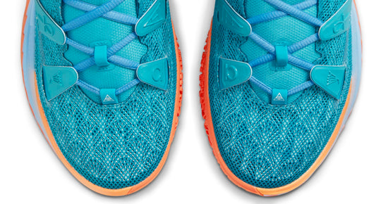 Nike Kyrie 7 Concepts Horus turquesa con detalles dorados para básquet y entrenamiento México