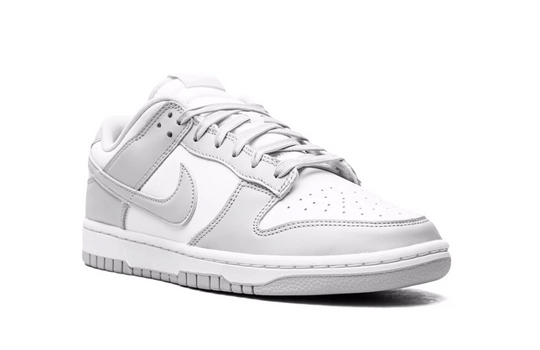 Nike Dunk Low Photon Dust blanco con gris para mujer estilo minimalista México