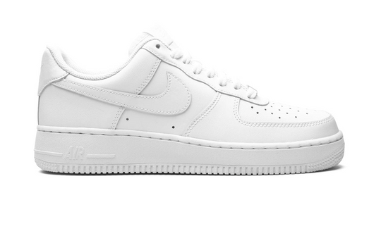 Tenis Nike Air Force 1 Blanco total vista lateral