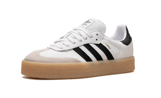 Tenis Adidas Sambae Cloud White Plataforma México con diseño moderno y suela tipo gum