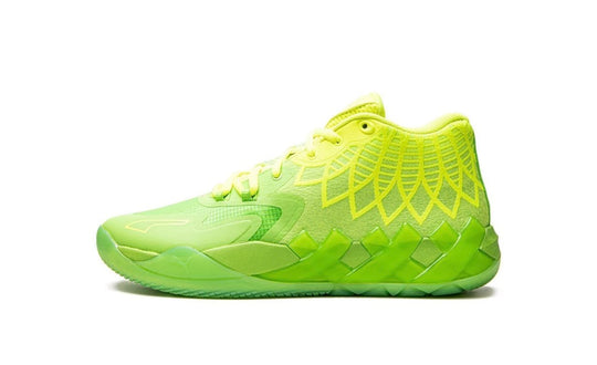 Puma LaMelo Ball MB.01 Rick and Morty tenis de basquet rojo y verde edición especial