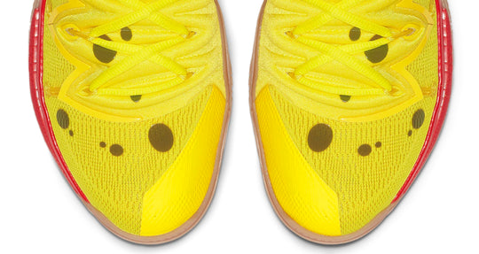 Nike Kyrie 5 SpongeBob amarillos con Zoom Air y tracción multidireccional México