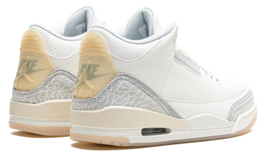 Jordan 3 Craft Ivory color beige blanco estilo retro premium México