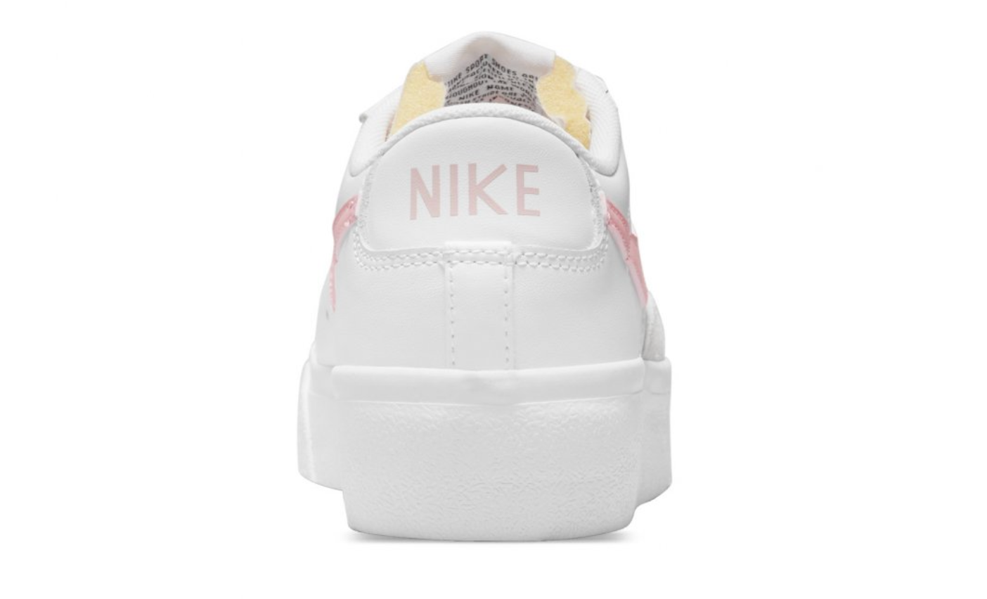 Nike Blazer Low Platform - Blanco Rosa