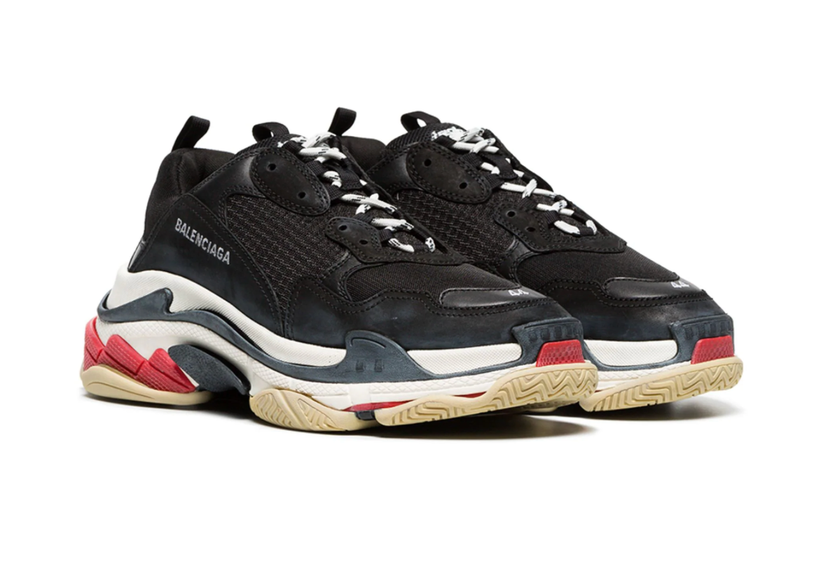 Balenciaga Triple S - Negro Rojo