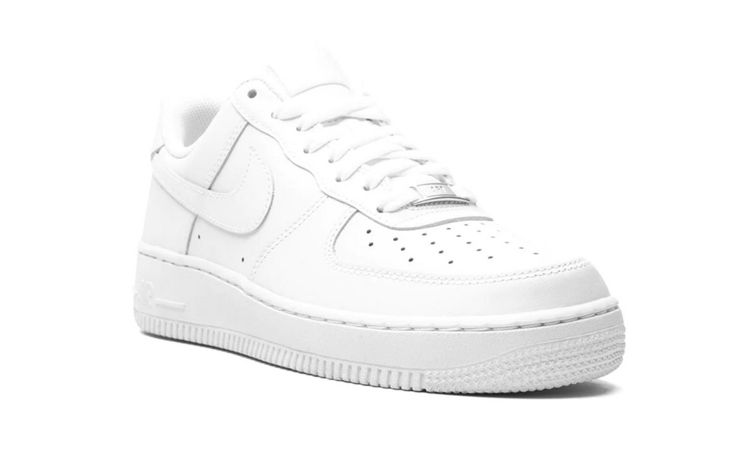 Tenis Nike Air Force 1 Blanco total vista lateral