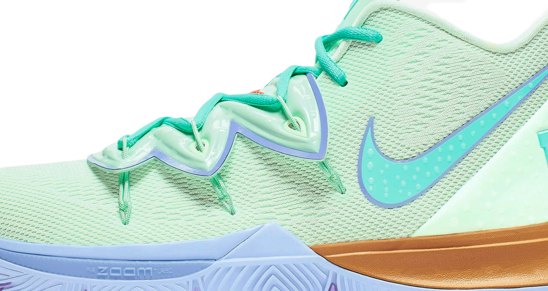 Nike Kyrie 5 Squidward verde pastel inspirados en Calamardo edición especial México