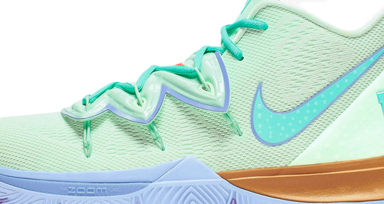 Nike Kyrie 5 Squidward verde pastel inspirados en Calamardo edición especial México