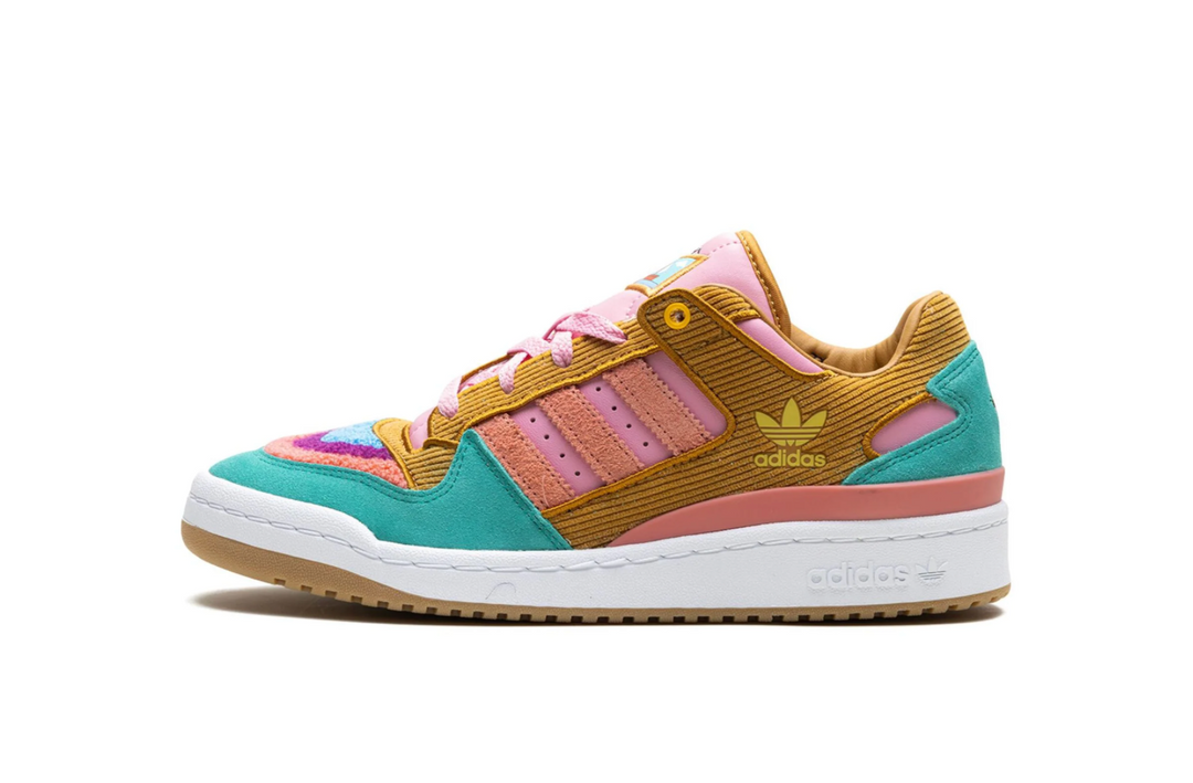 Adidas Forum Low Los Simpson Living Room México – tenis coloridos inspirados en la sala de Los Simpson, edición especial unisex