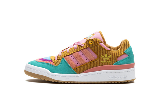 Adidas Forum Low Los Simpson Living Room México – tenis coloridos inspirados en la sala de Los Simpson, edición especial unisex