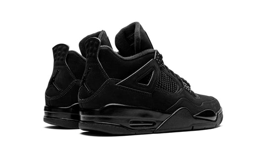 Jordan 4 Retro Black Cat negro OG con materiales premium en nubuck México