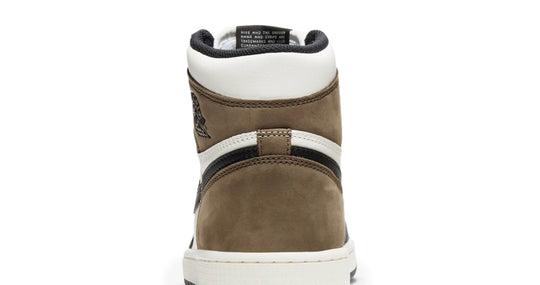 Jordan 1 Dark Mocha high café y negro estilo OG para streetwear México
