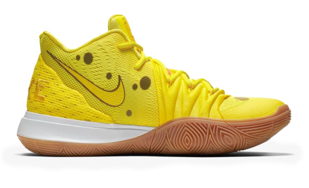 Nike Kyrie 5 SpongeBob amarillos con Zoom Air y tracción multidireccional México