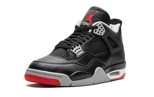 Jordan 4 Bred Reimagined 2019 negro con detalles rojos retro OG México