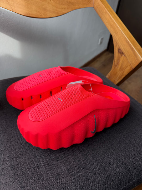 Nike Mind 001 Rojo | Mules de Recuperación detalle nodos