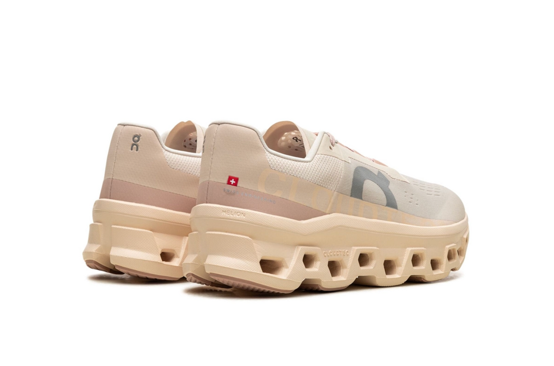On Cloud Monster Rosa Neutro par completo