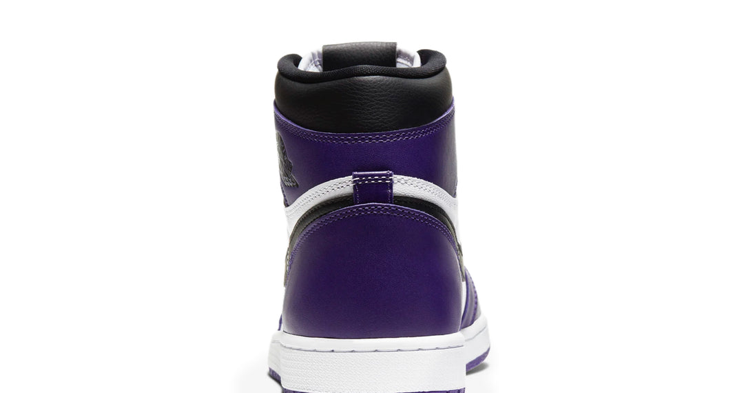 Jordan 1 Court Purple high morado y blanco estilo OG streetwear México