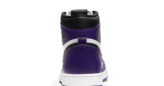 Jordan 1 Court Purple high morado y blanco estilo OG streetwear México