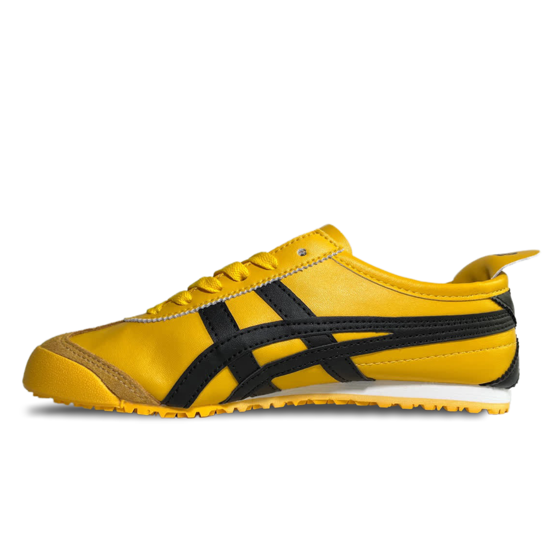 Tenis Onitsuka Tiger Mexico 66 Amarillos Kill Bill México vista lateral.