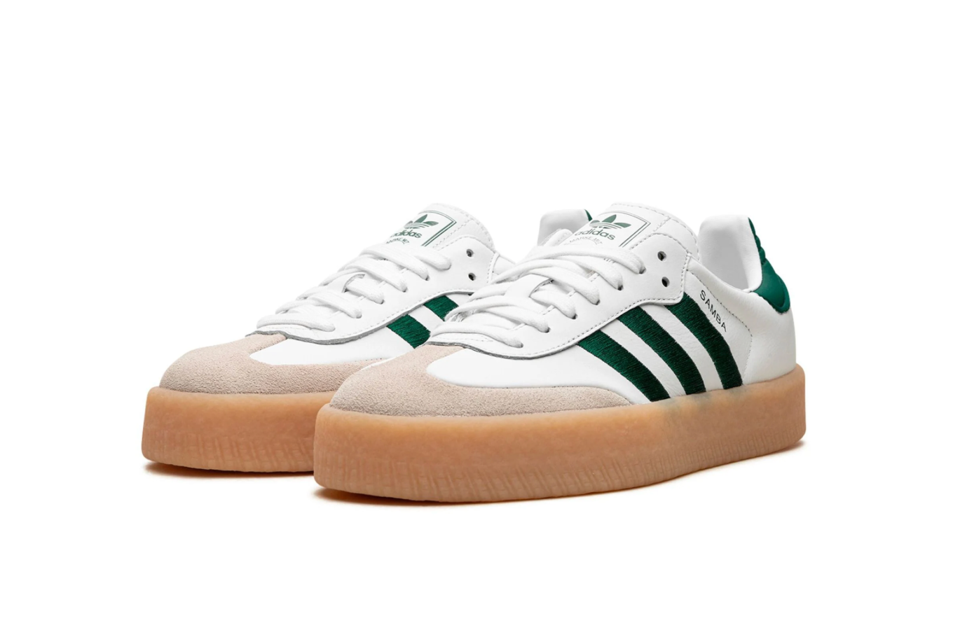 Adidas Samba - Platform Core Verde