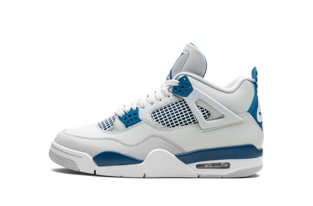 Jordan 4 Military Blue retro blanco azul OG 2024 México