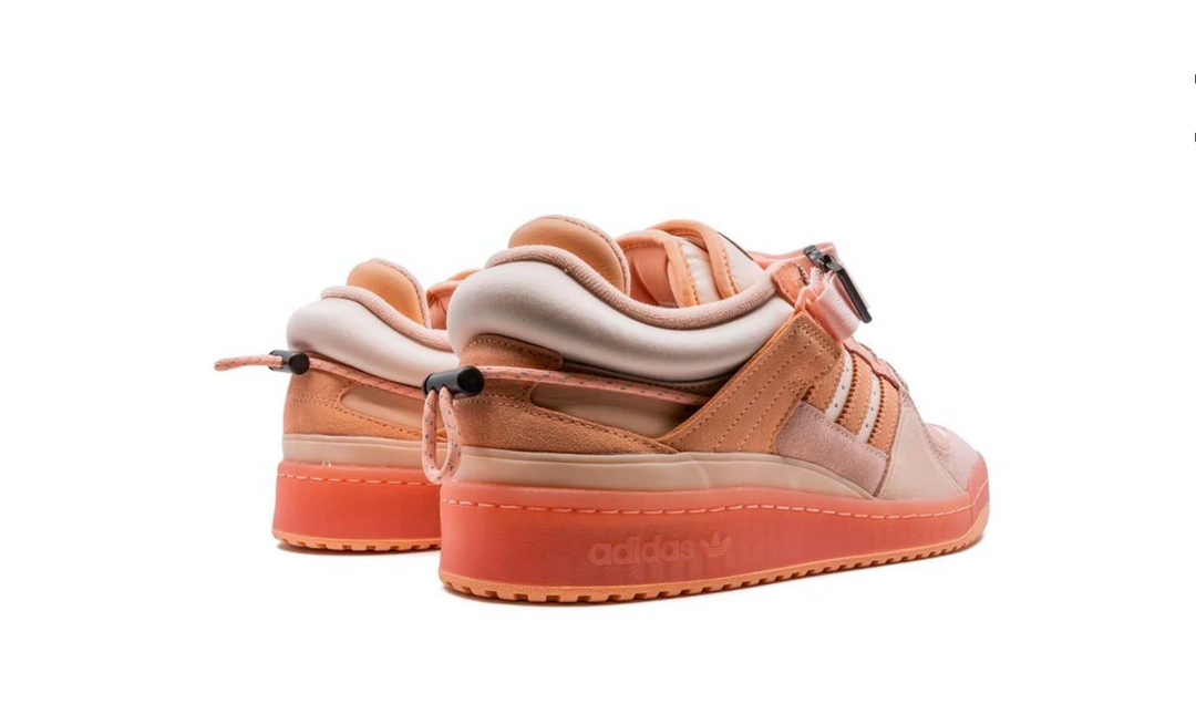 Tenis Adidas Forum Low Easter Egg Bad Bunny detalles pastel