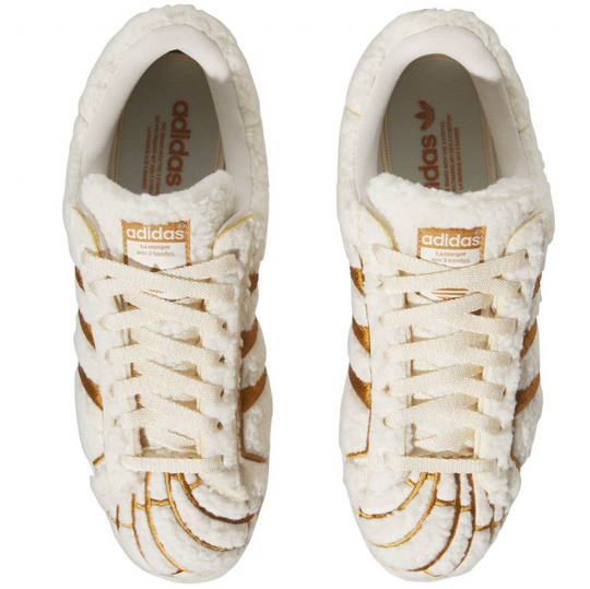 Tenis Adidas Concha de Concha Vainilla vista superior