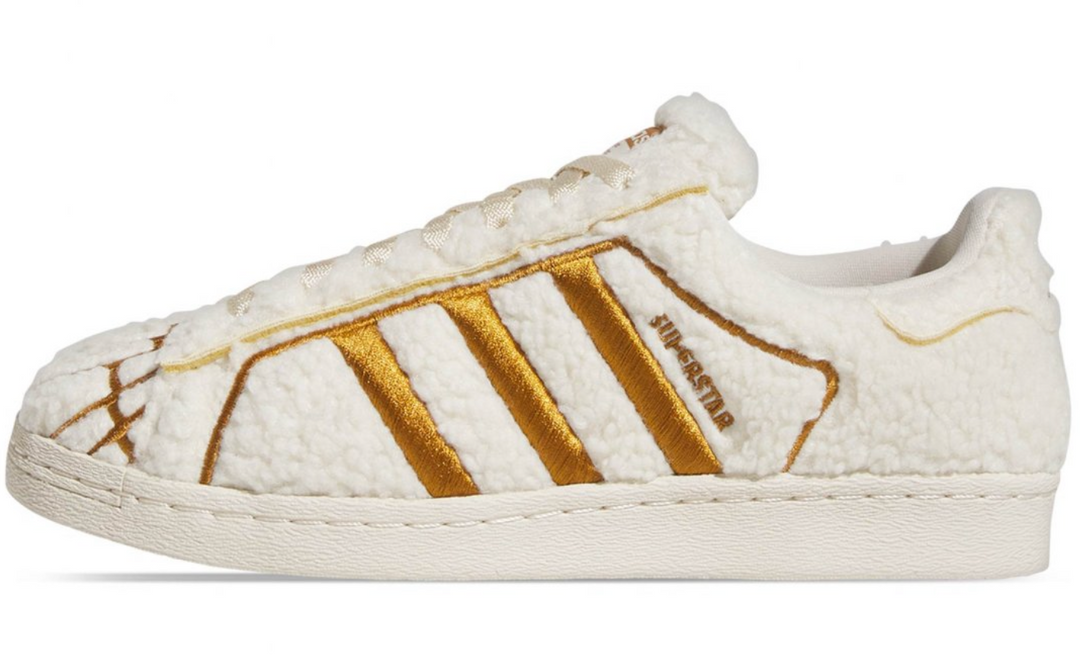 Tenis Adidas Concha de Concha Vainilla suela y textura