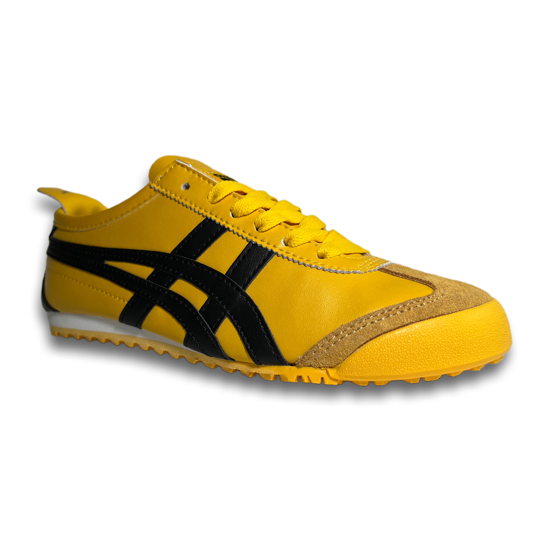 Tenis Onitsuka Tiger Mexico 66 Amarillos Kill Bill México vista lateral.