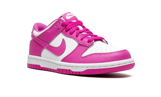 Nike Dunk Low Active Fuchsia blanco y fucsia para mujer estilo streetwear México