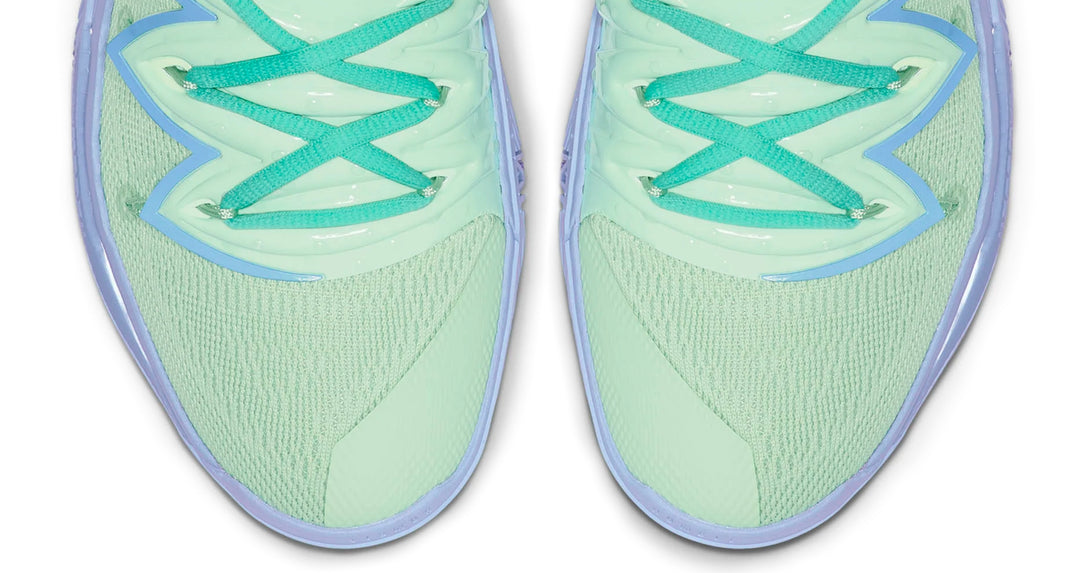 Nike Kyrie 5 Squidward verde pastel inspirados en Calamardo edición especial México