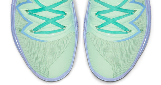 Nike Kyrie 5 Squidward verde pastel inspirados en Calamardo edición especial México