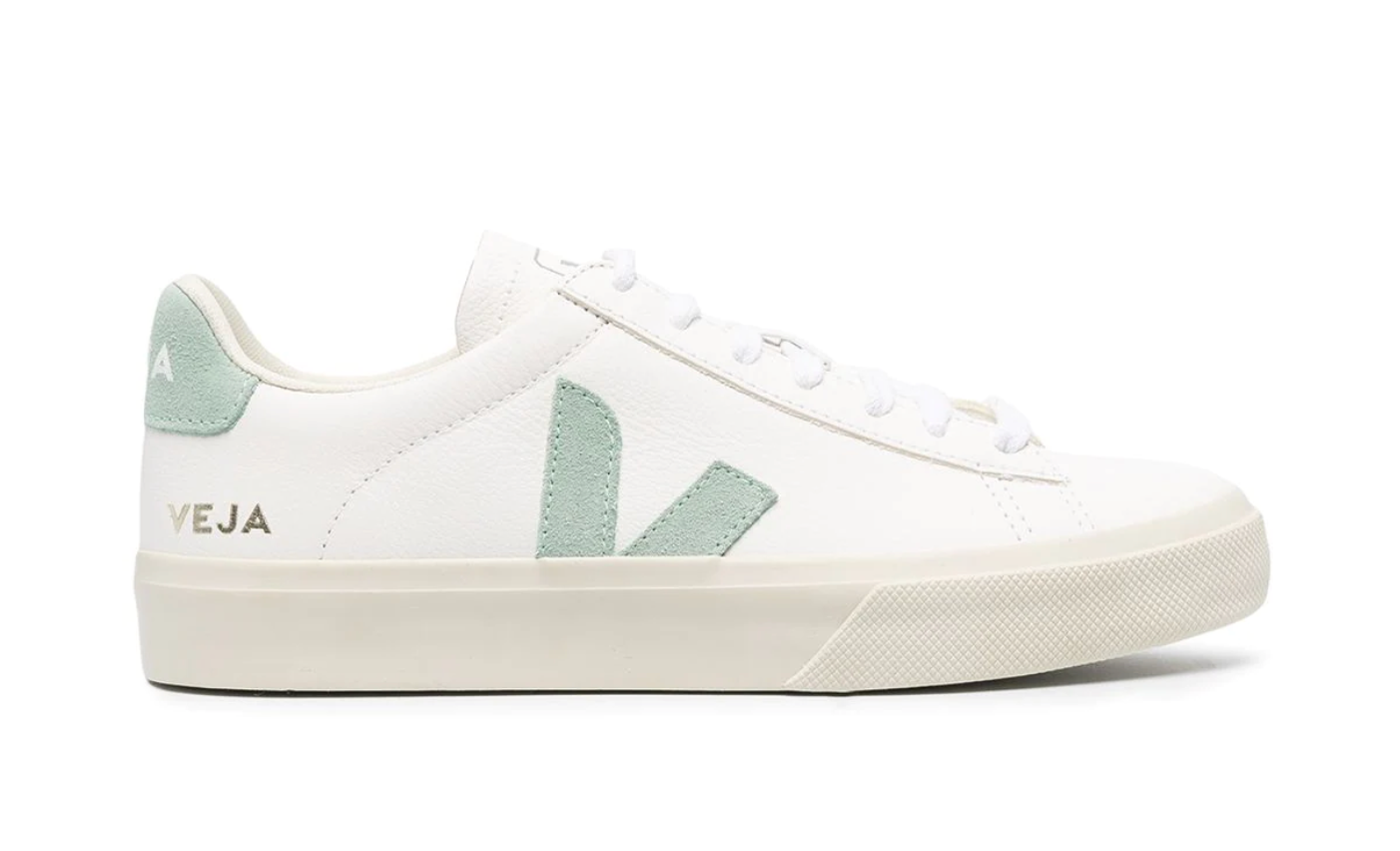 Veja Campo Chromefree Leather white matcha