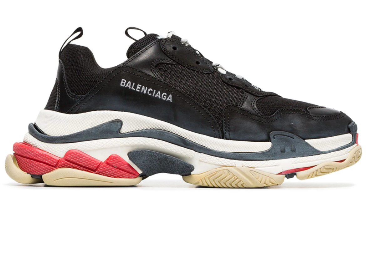 Balenciaga Triple S - Negro Rojo